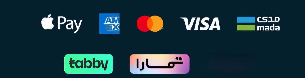 طرق الدفع المتاحة